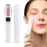 Portable Eye Massager Wand with Heated & Vibration Treatment for Relieving Eyes Dark Circles,Puffiness,Fatigue, Smart Sensor USB Rechargeable Facial Anti-Aging Galvanic Device